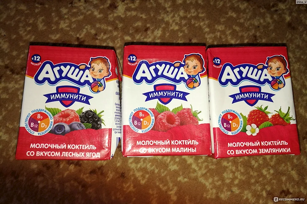 Агуша Иммунити коктейль молочный