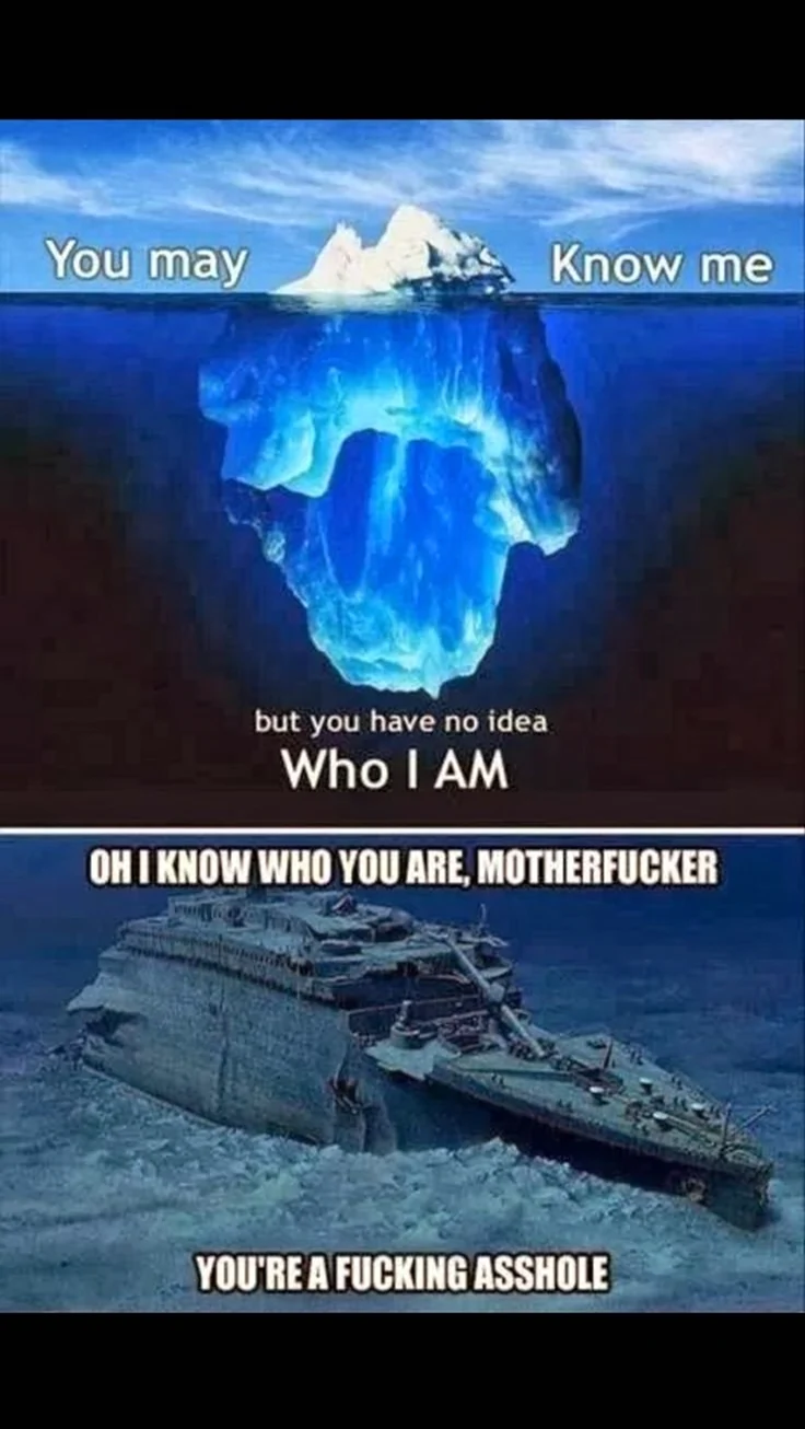 Айсберг и Титаник