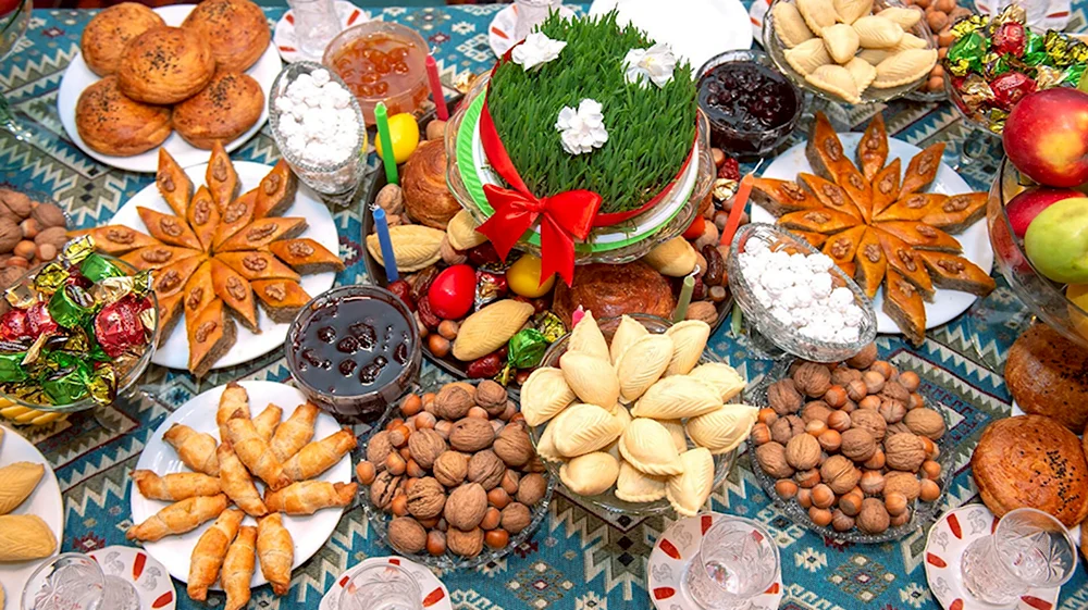 Азербайджанские сладости на Новруз байрам