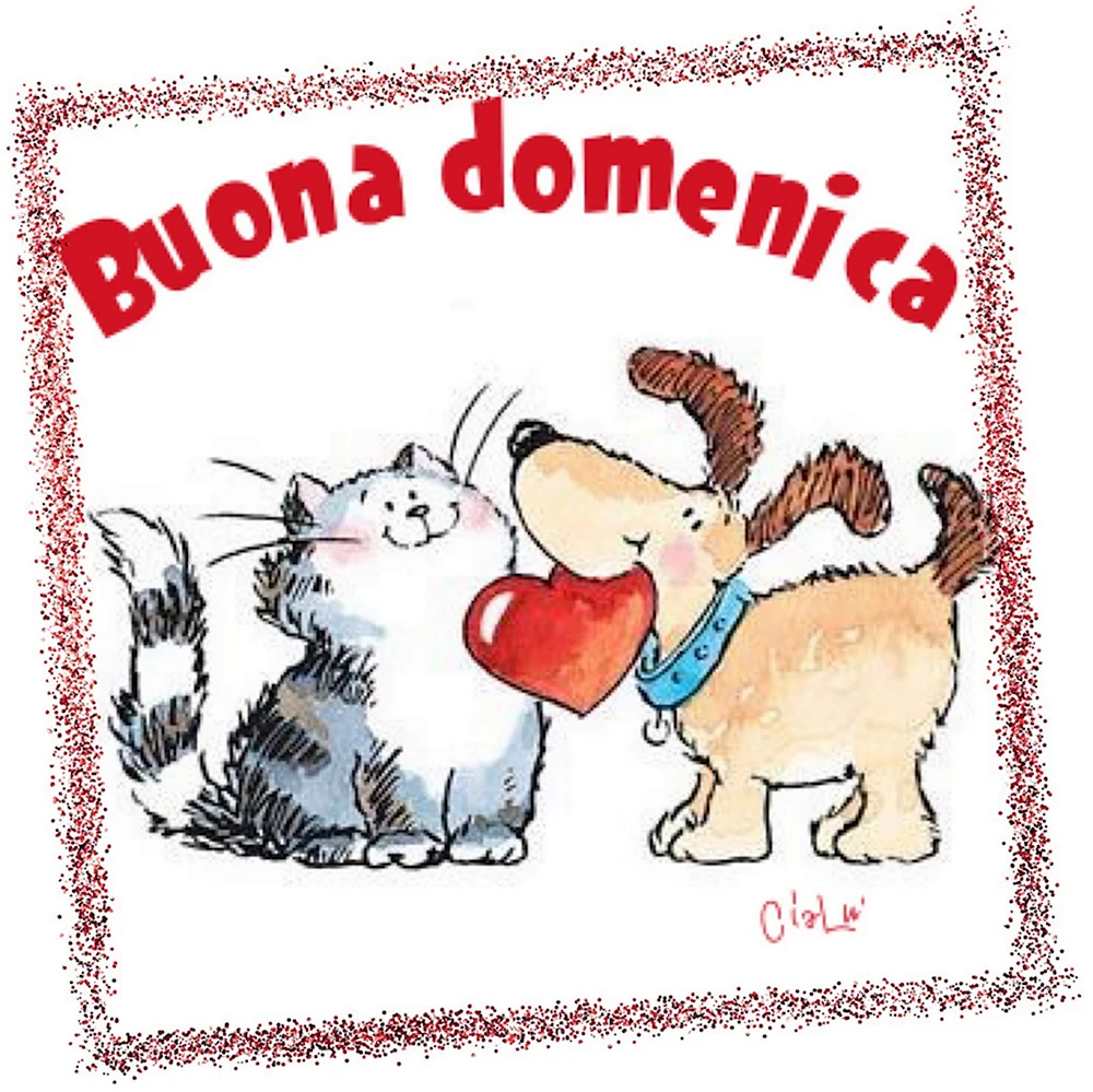 Buona domenica открытки смешные