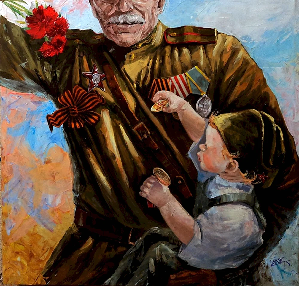 День Победы живопись
