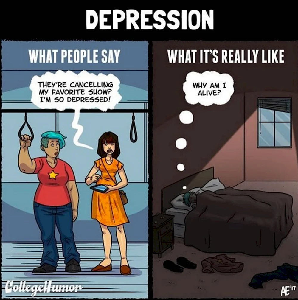 Депрессия комикс