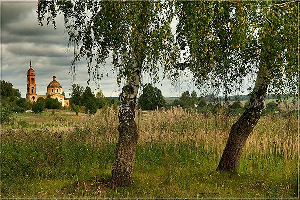 Деревенская Церковь Есенинская Русь