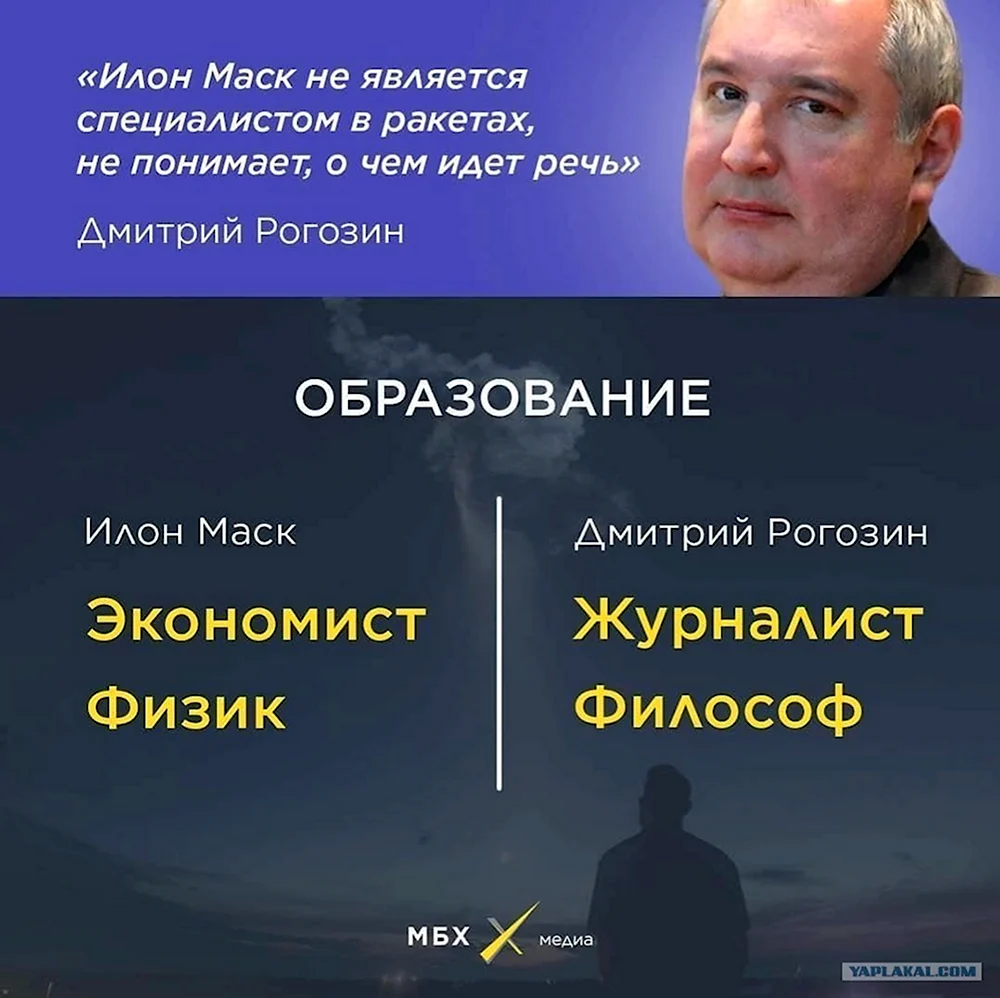 Дмитрий Рогозин про Илона маска