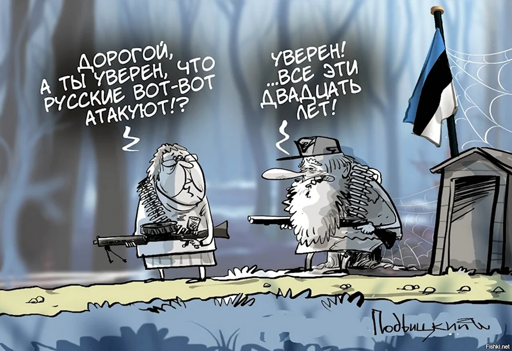 Эстония карикатура
