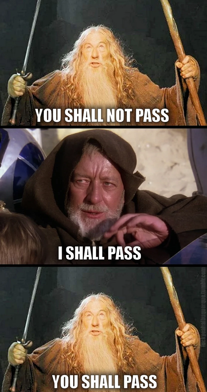 Гэндальф you shall not Pass