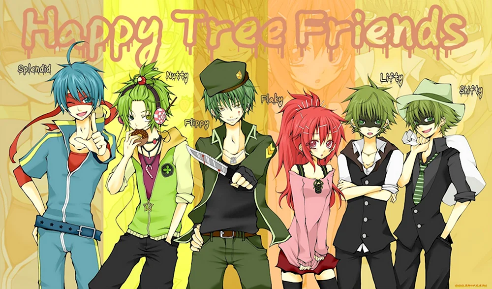 Happy Tree friends аниме