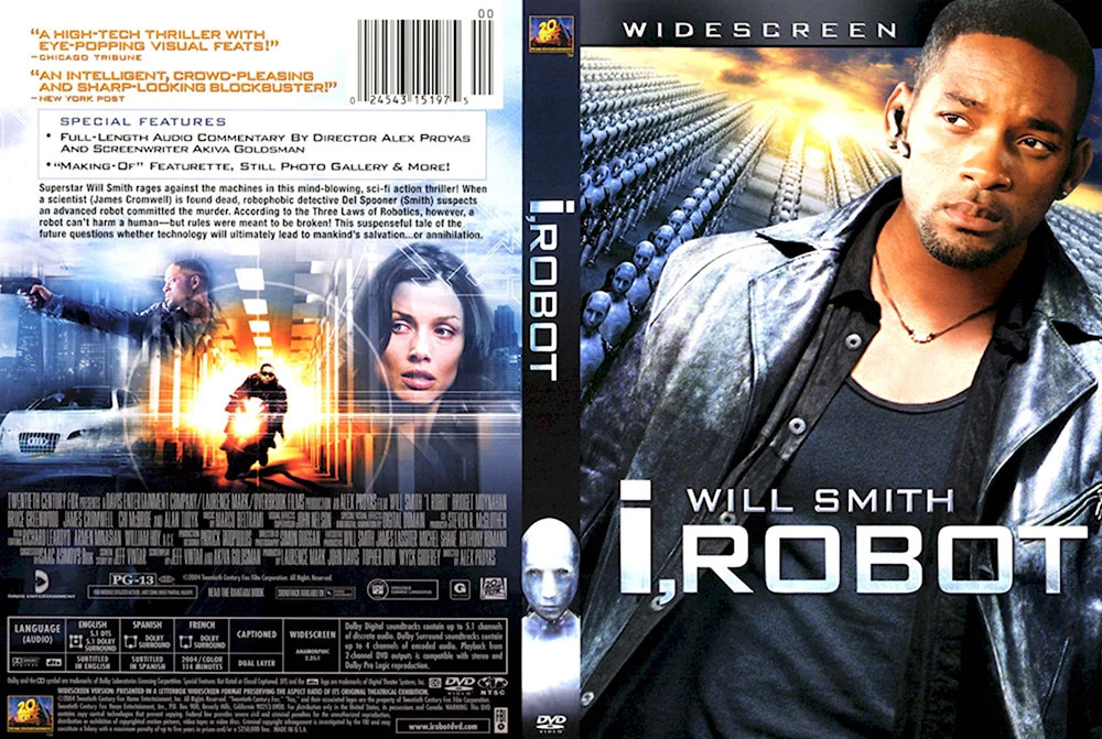 I Robot 2004 DVD Cover