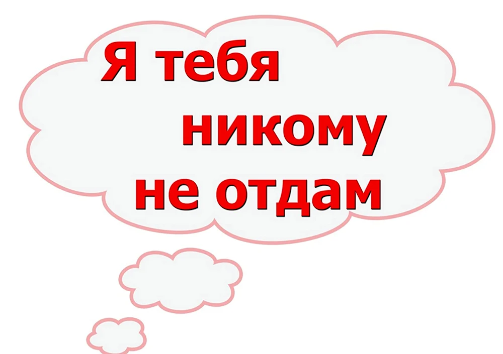 Я тебя никому не отдам