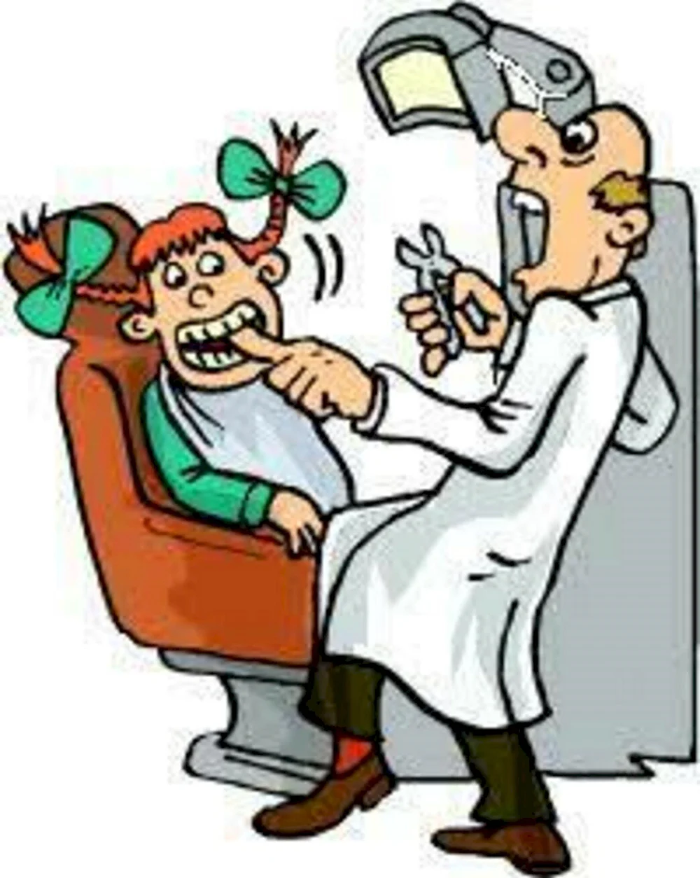 Карикатуры на приеме у зубного врача