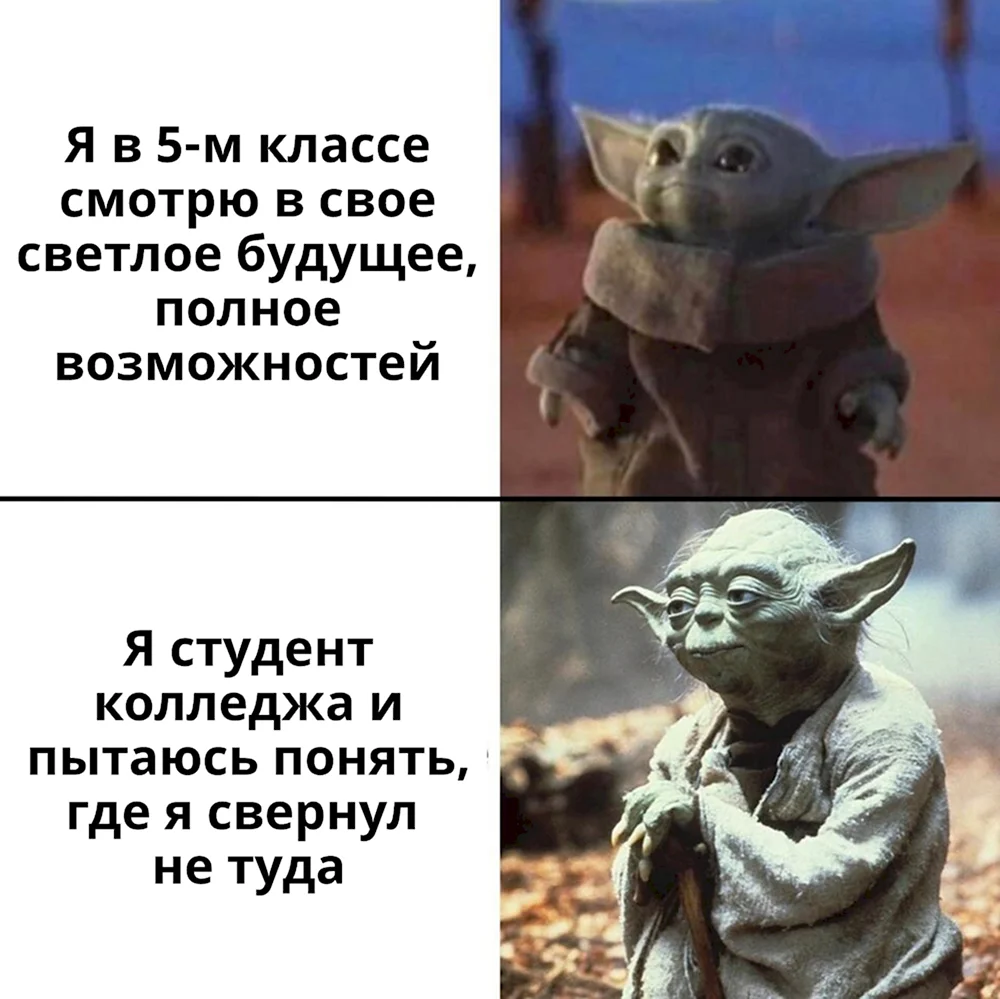 Маленький йода мемы