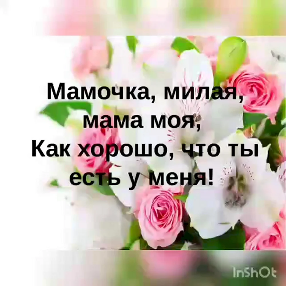 Мамочка моя милая