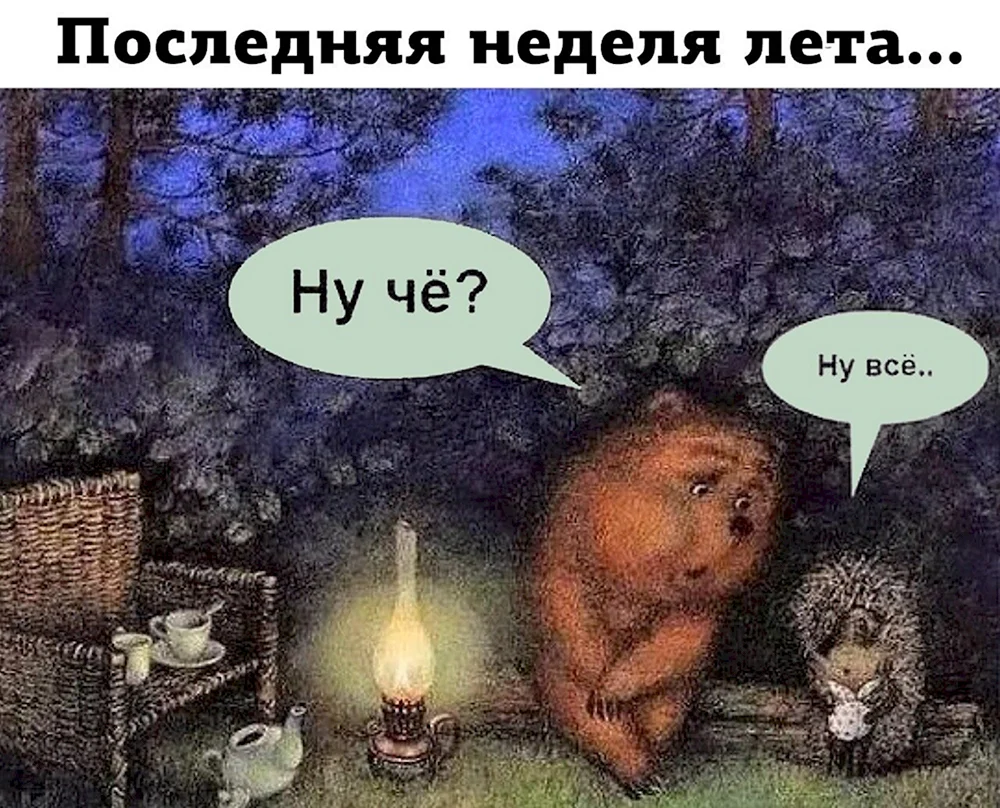 Ну и что ну и все Ежик