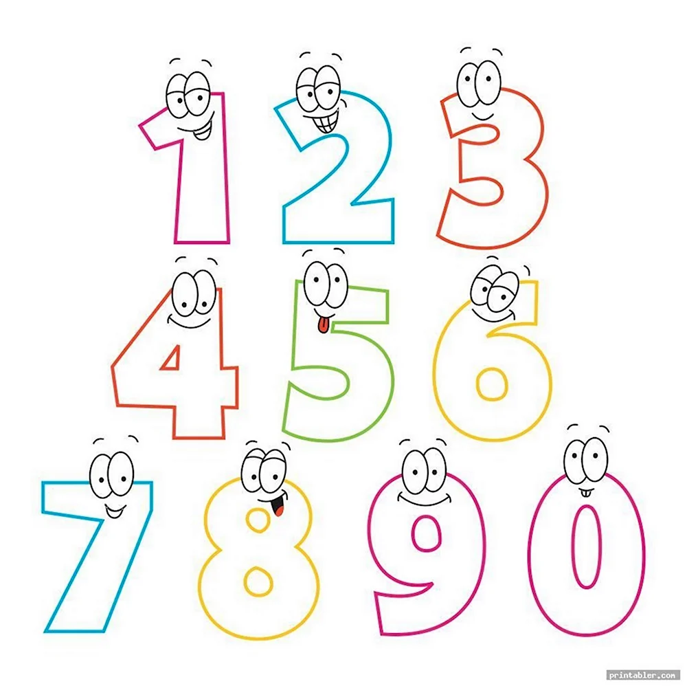 Numbers 1-10 Printables