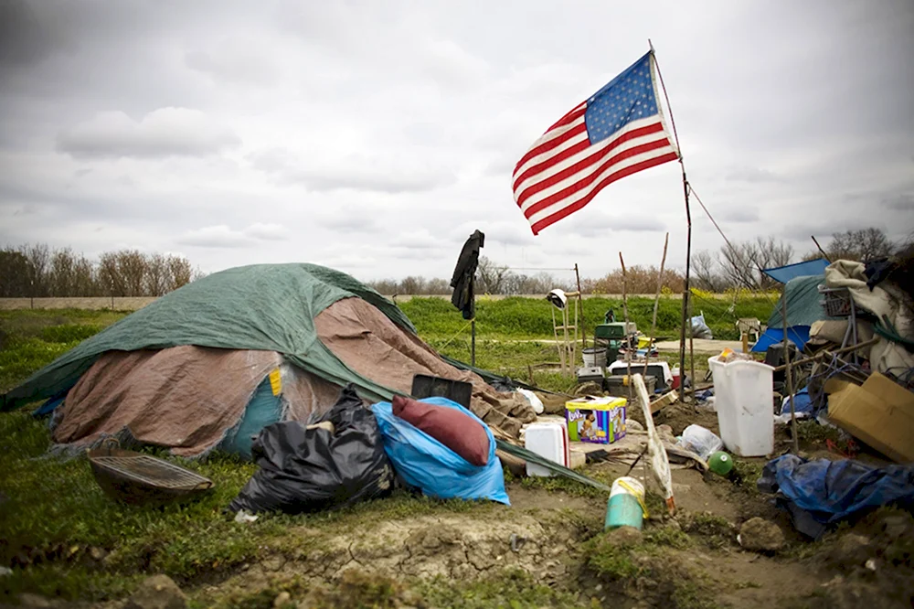 Палаточные городки в США