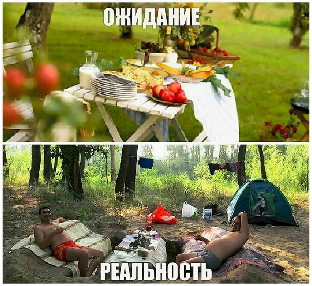 Пикник ожидание реальность