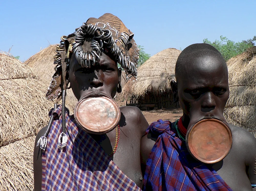 Племя банту в Африке
