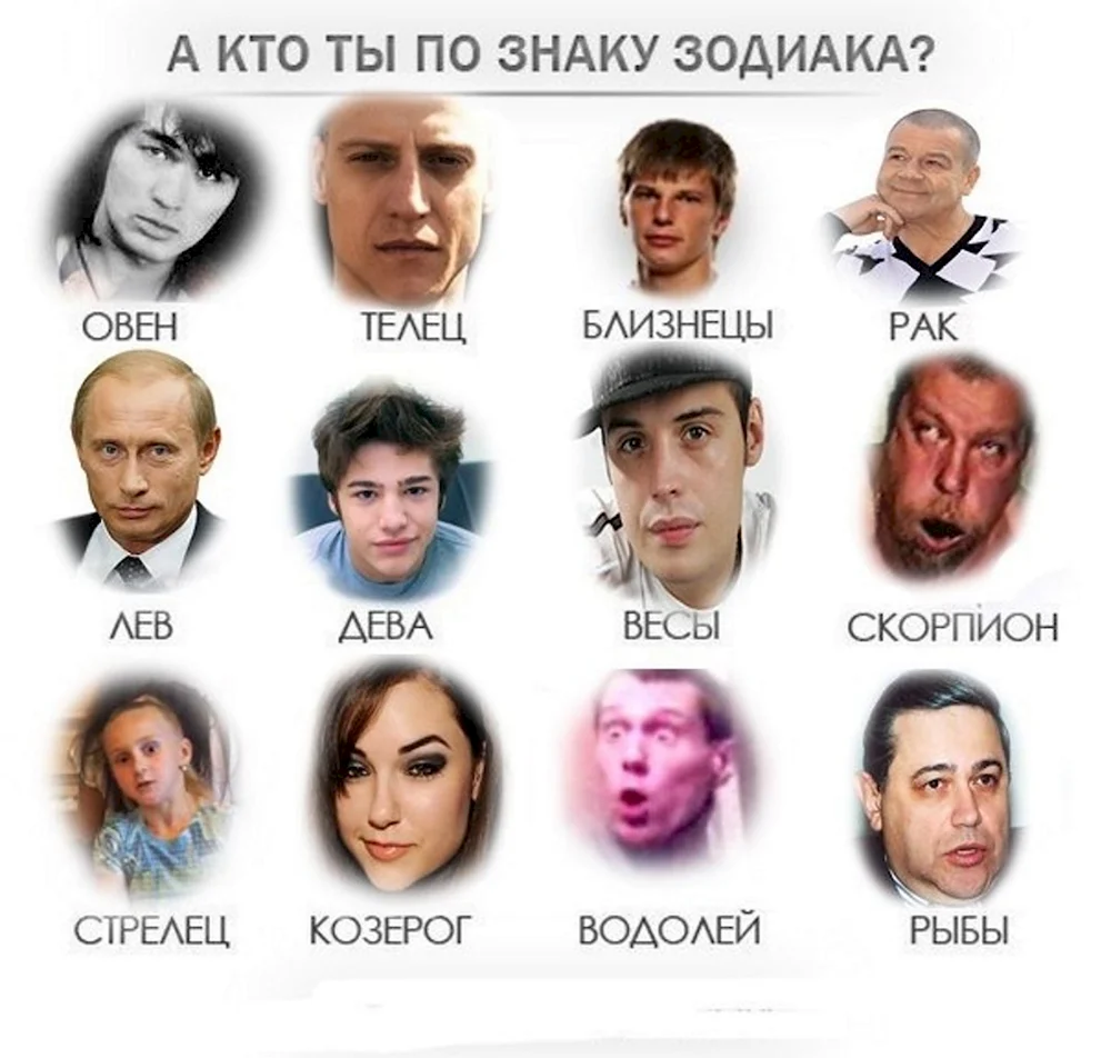 По знаку зодиака