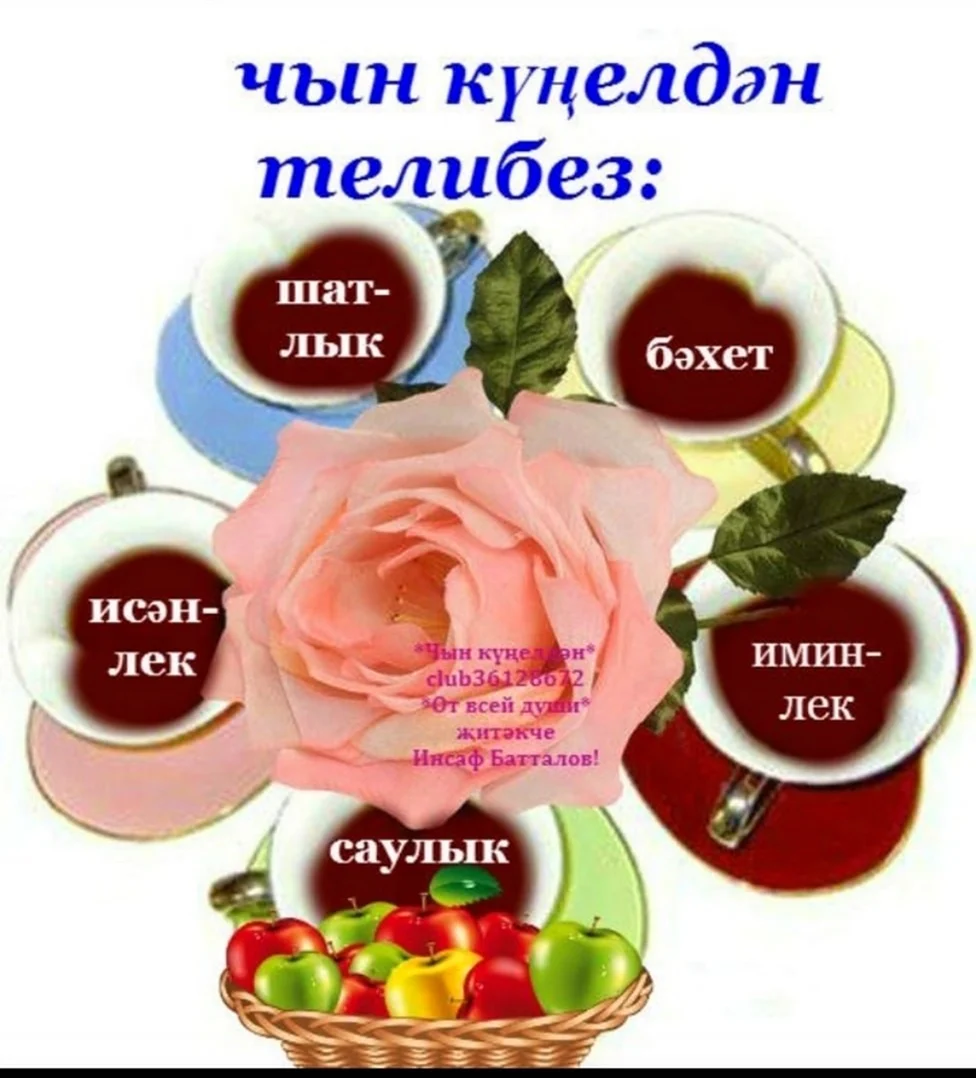 Пожелания здоровья на татарском языке