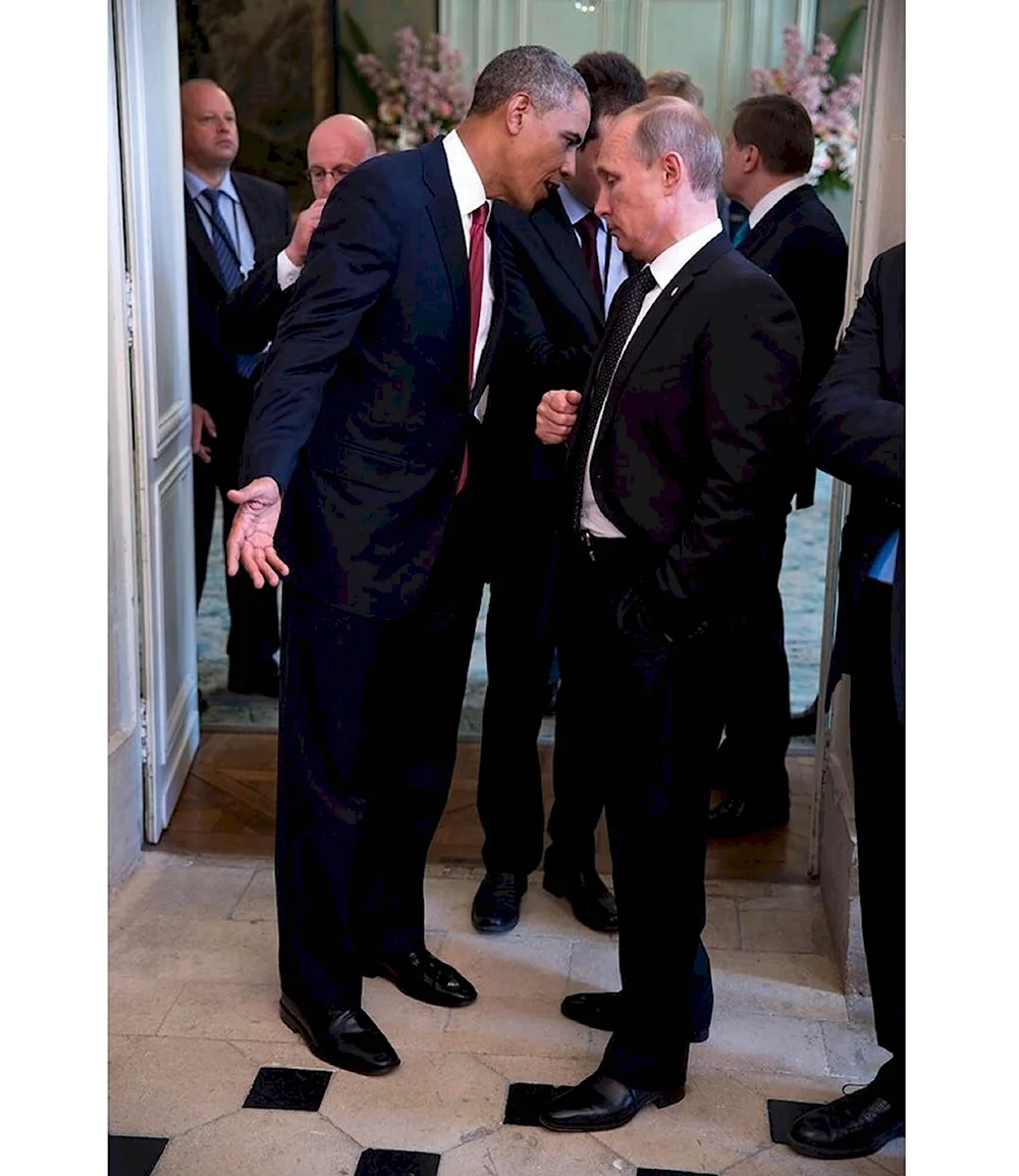 Путин Обама галстук