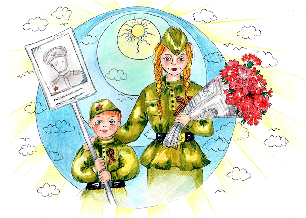 Рисунок ко Дню защитника Отечества