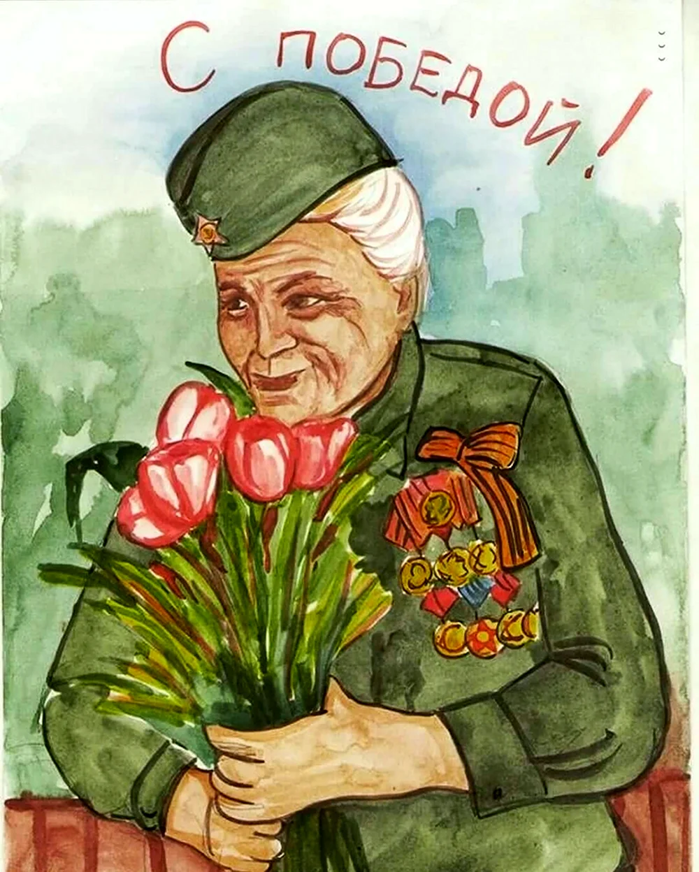 Рисунок на 9 мая