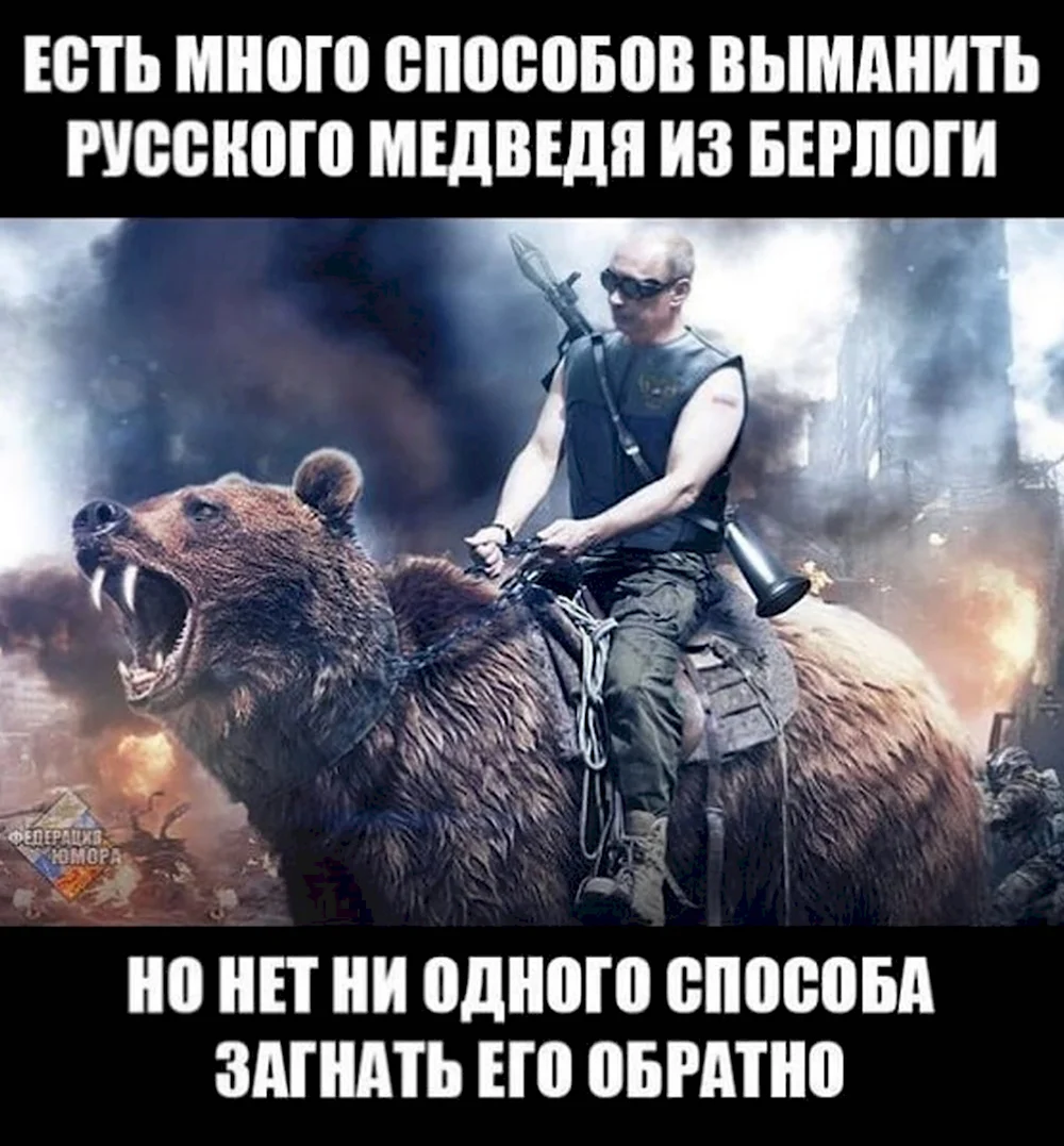 Русские не сдаются медведь
