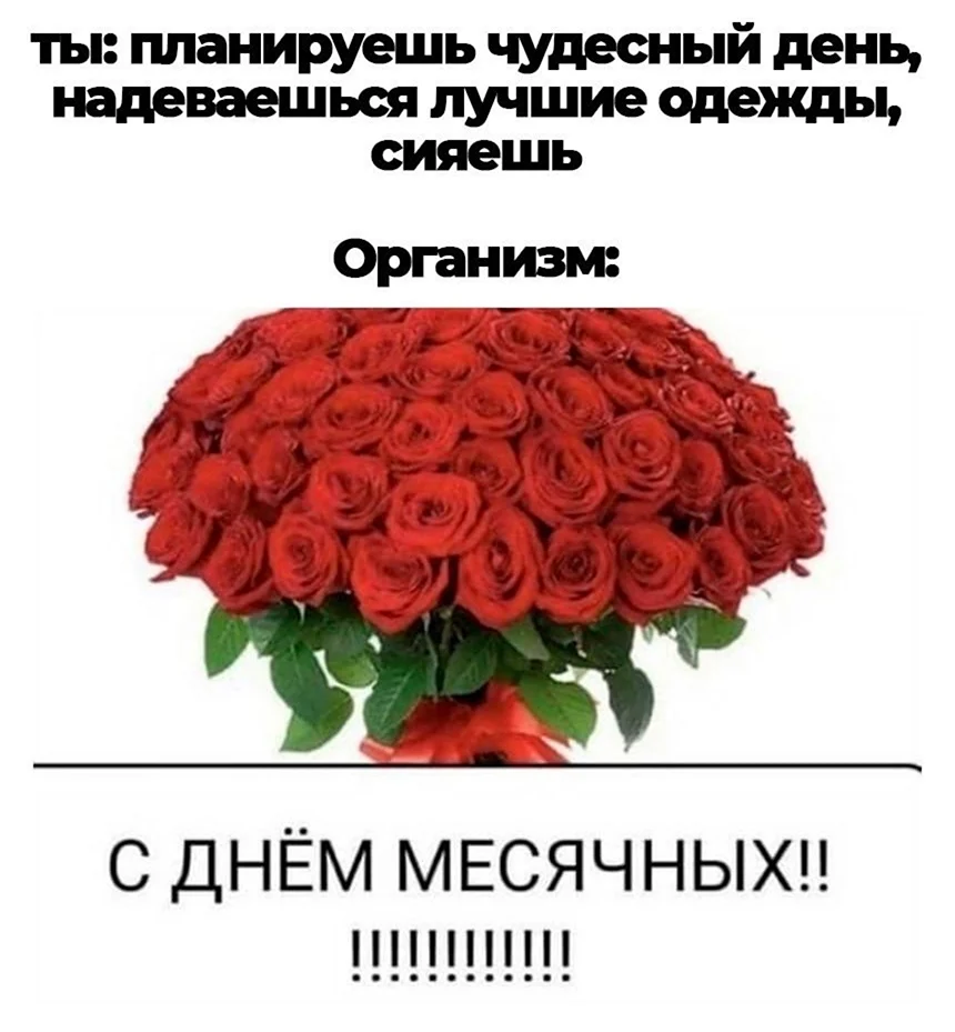 С днём месячных поздравление