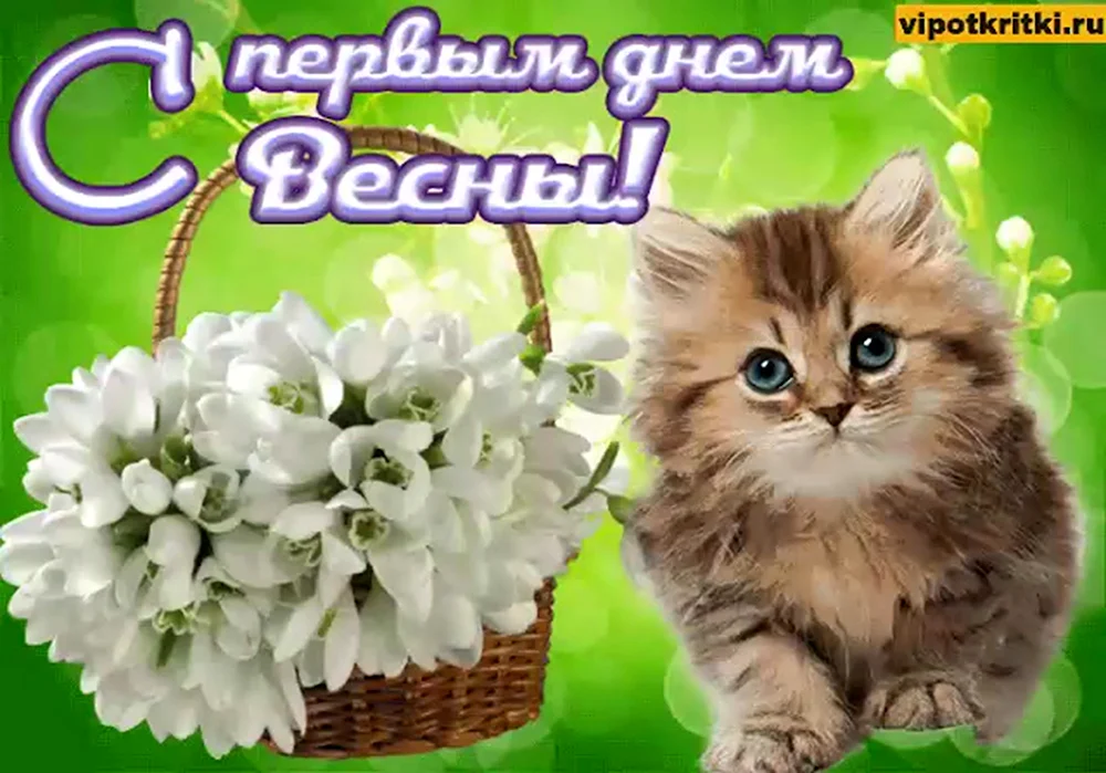 С первым днем весны