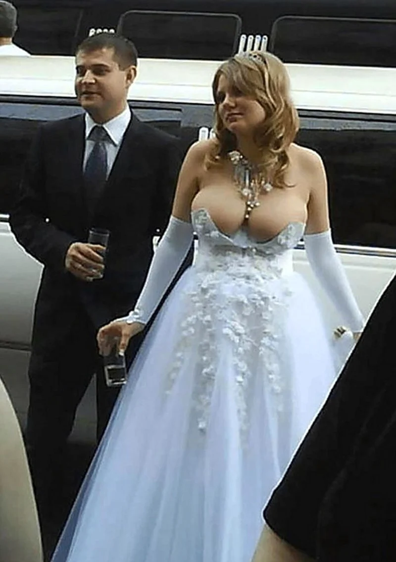Смешные Свадебные платья невест