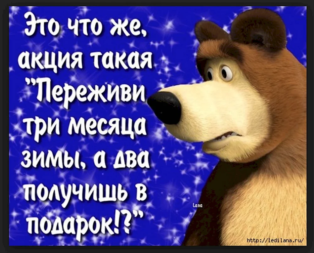 Смешные высказывания про зиму