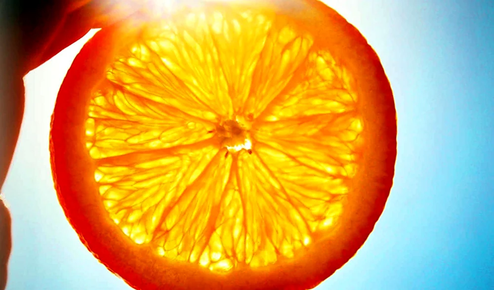 Солнце апельсин