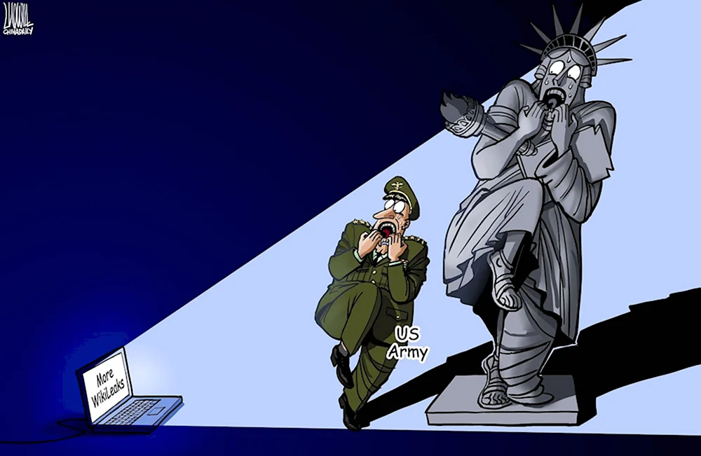 Статуя свободы карикатура