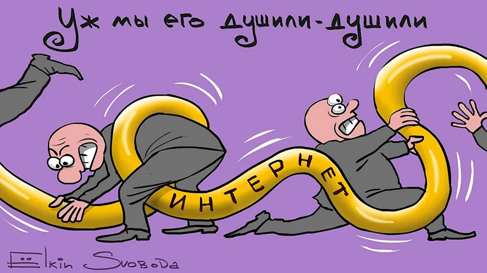 Суверенный интернет карикатура