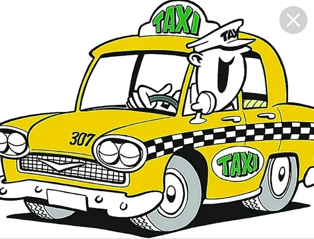 Такси иллюстрация