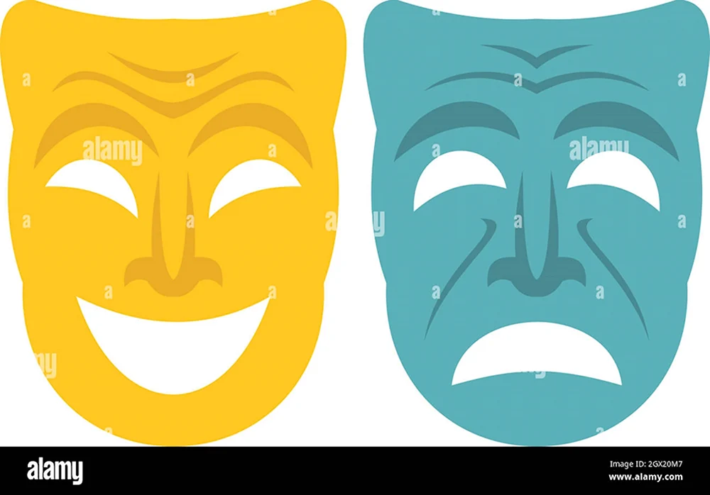Театральные маски эмоции