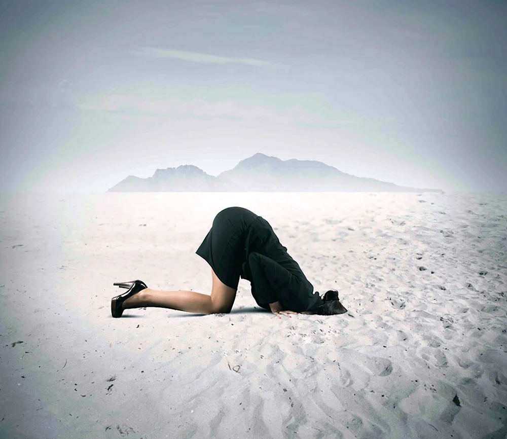 To Bury your head in the Sand