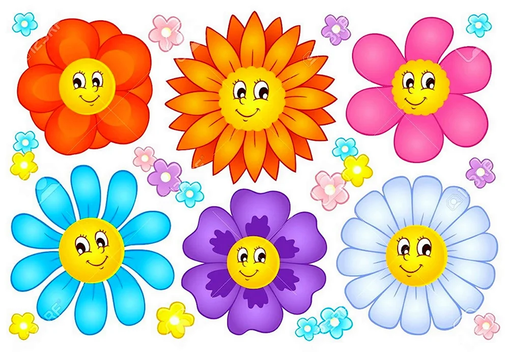 Цветочки для украшения группы в детском саду