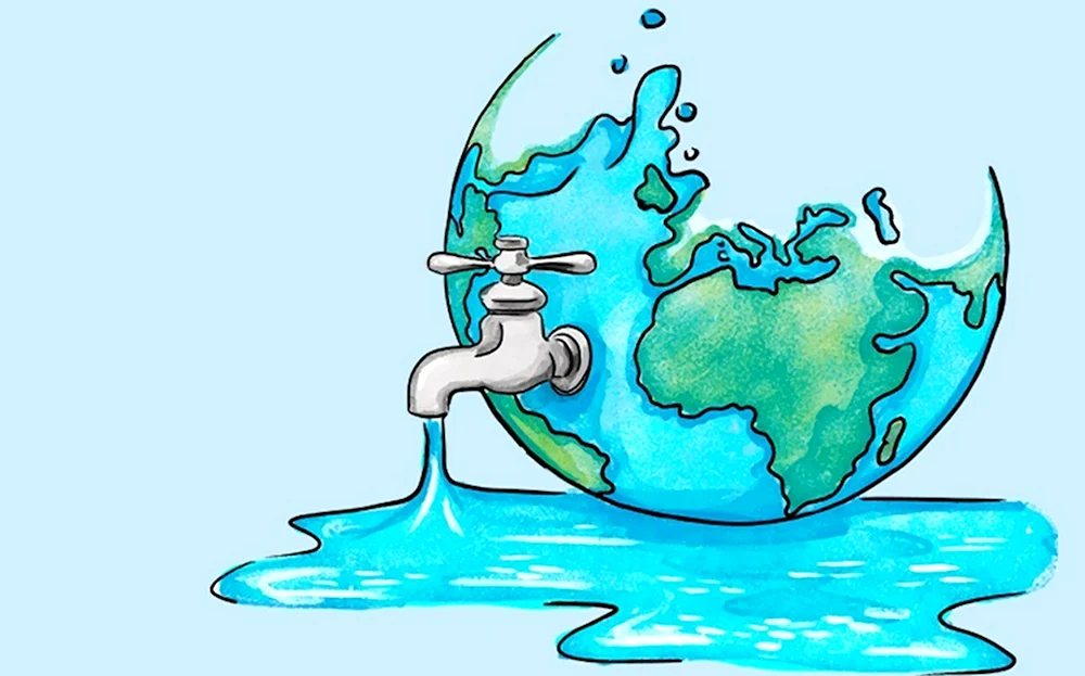 Вода рисунок