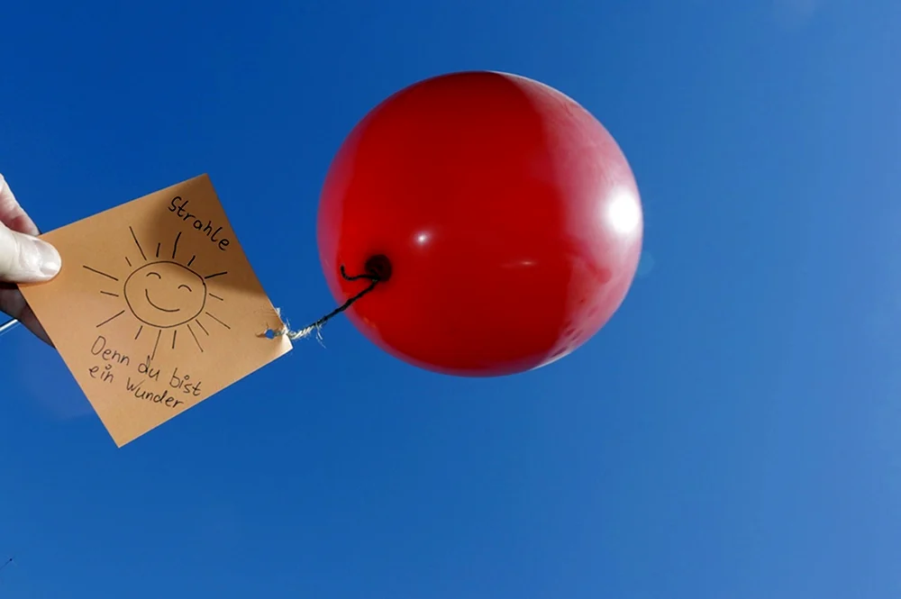 Воздушный шарик с желанием