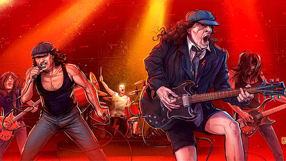 ACDC Art гитарист