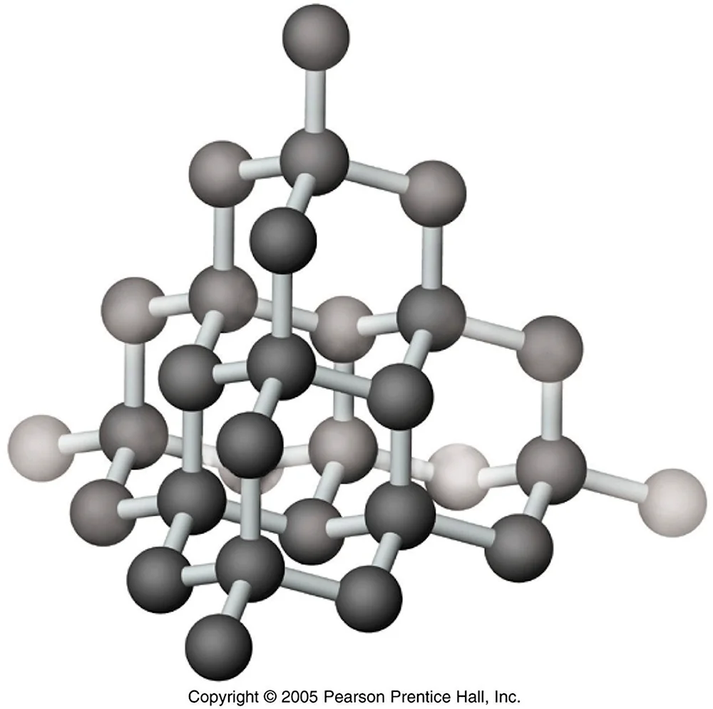 Алмаз строение кристаллической решетки