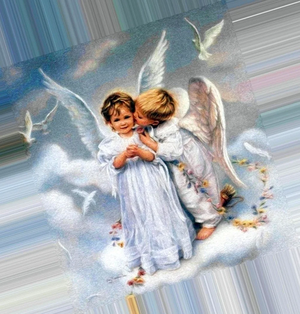 Ангелы мальчик и девочка