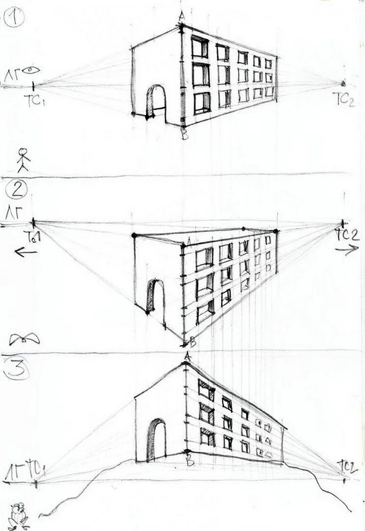 Перспектива здания картинки - 36 шт