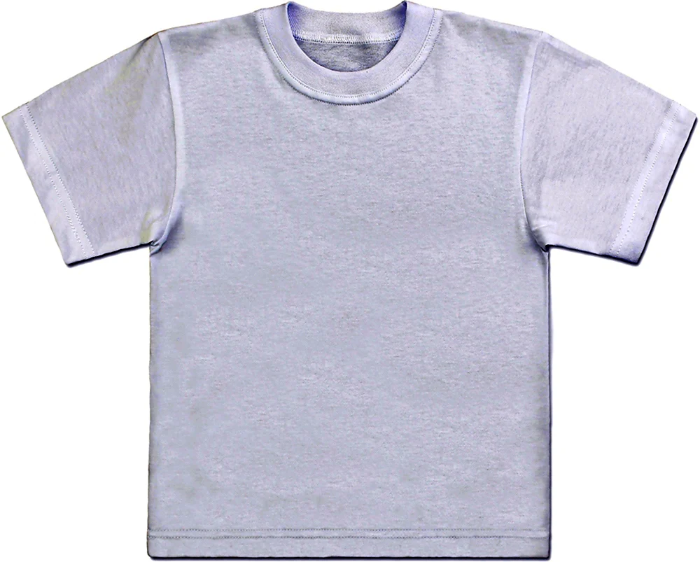 Белая однотонная футболка