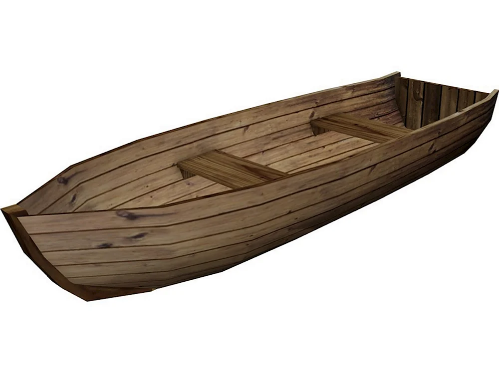 Boat 3d model Баркас
