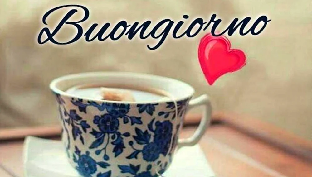 Buongiorno надпись