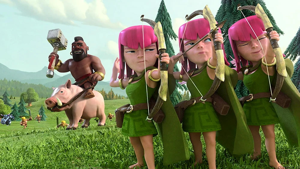 Clash of Clans лучница