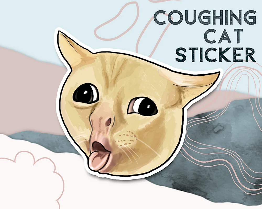 Coughing Cat meme