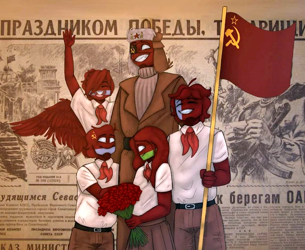 Countryhumans Россия Украина Беларусь и Казахстан